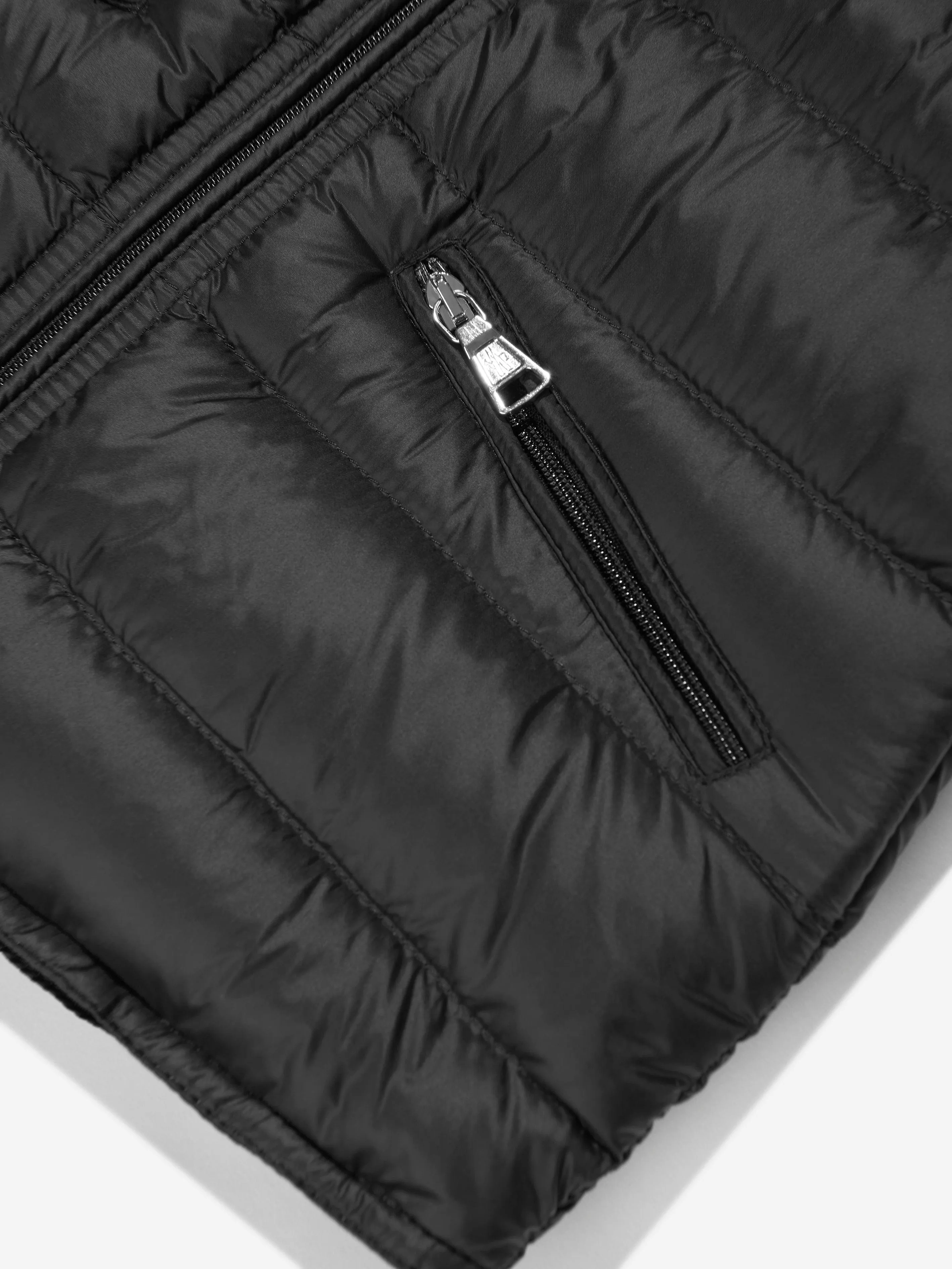 Moncler Enfant Boys Down Padded Gui Gilet in Black