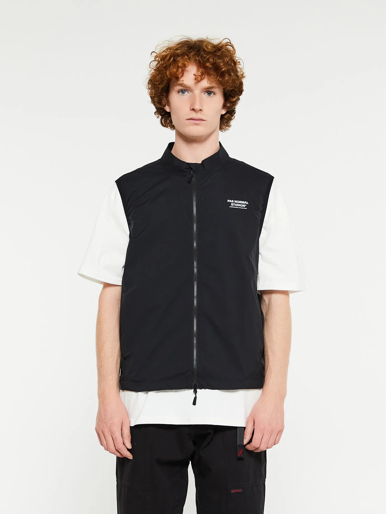 Off-Race Stow Away Gilet in Black