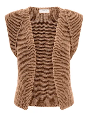 Onlloui Vest Ex Knt - Camel