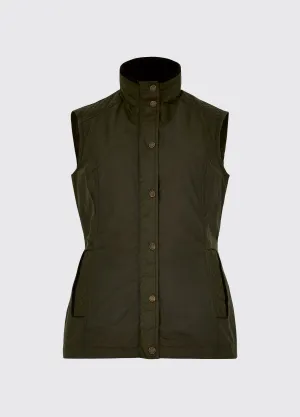 Pakenham Wax Gilet - Pine