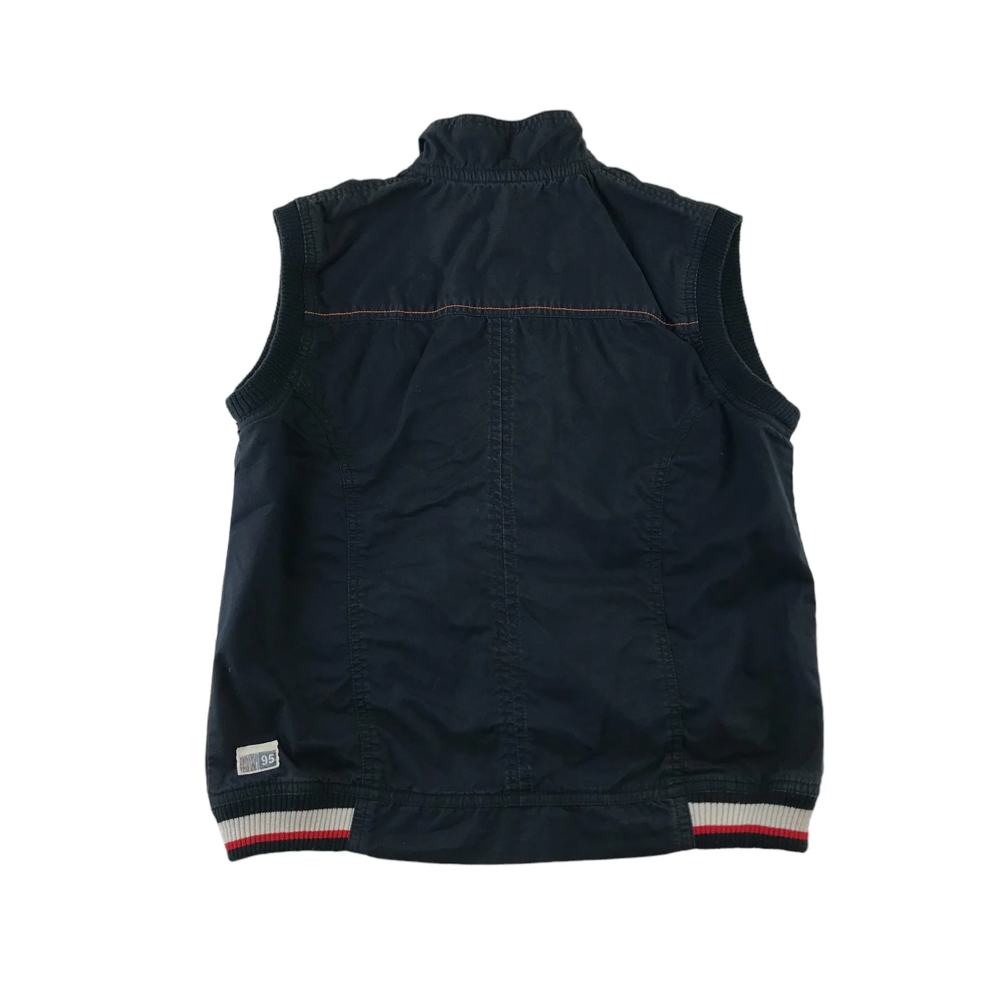 Palm Tree gilet 13-14 years navy blue bomber style casual cotton