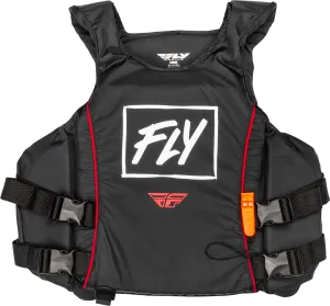 PULLOVER FLOTATION VEST BLACK/WHITE/RED MD