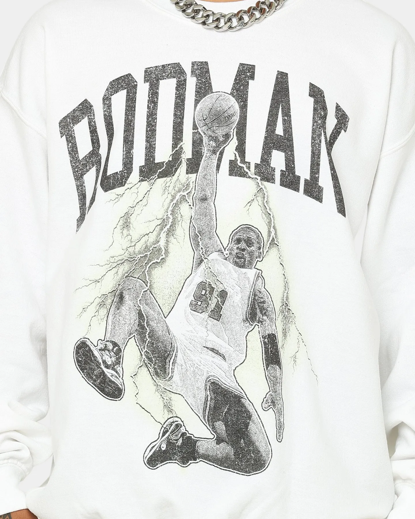 Rodman Brand Rodman Dunk UV Crewneck White