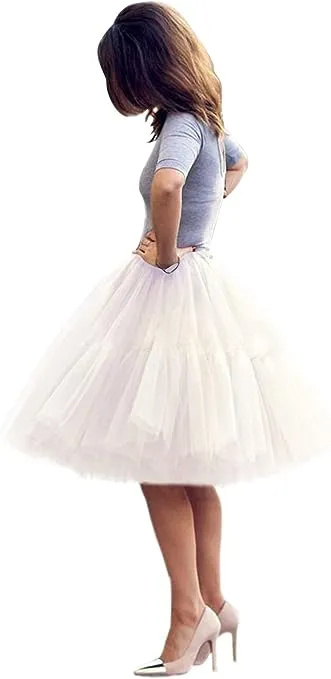 Romantic Ivory Sex & The City Inspired Tulle Tutu Skirt