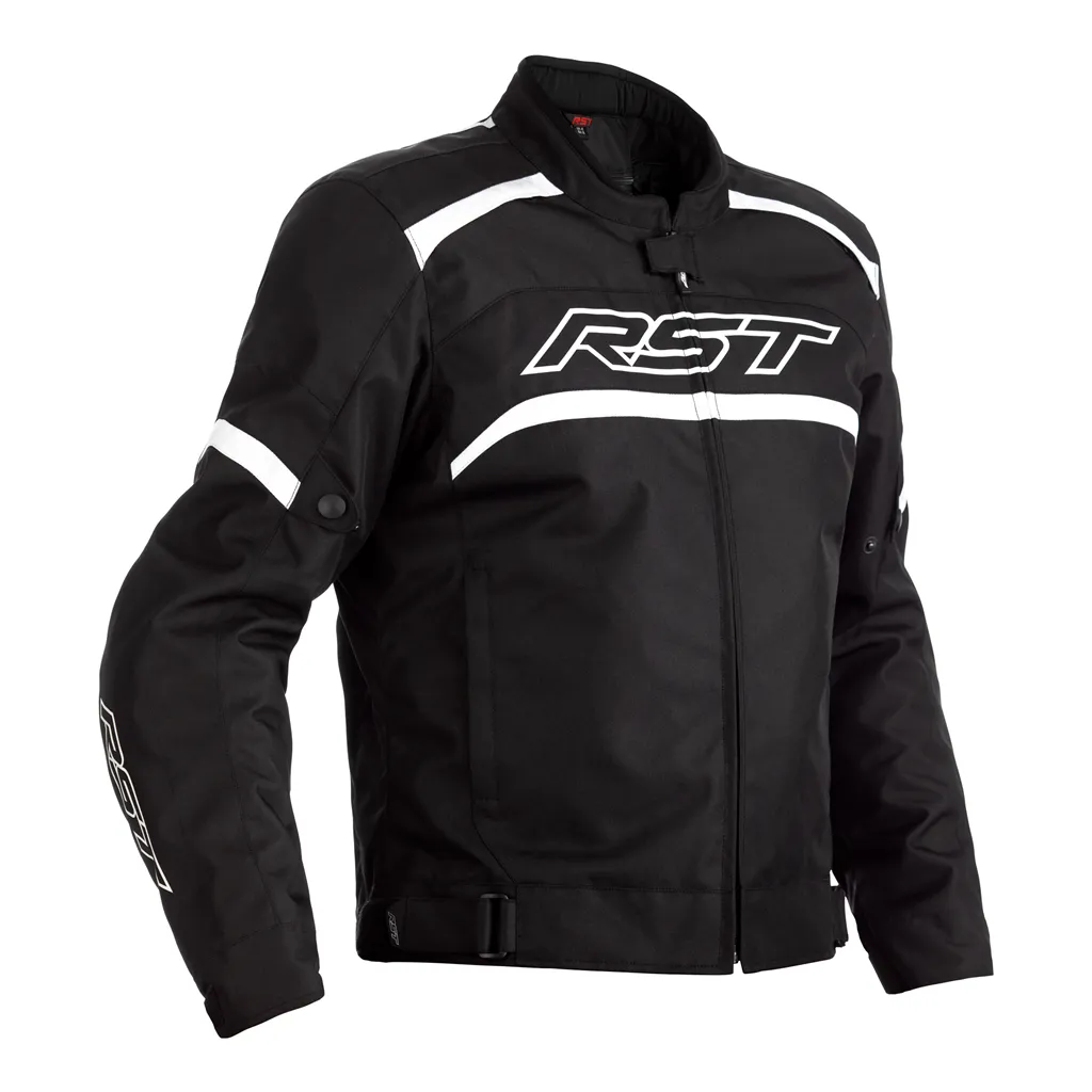 RST 2368 Pilot CE Textile Jacket - Black / White