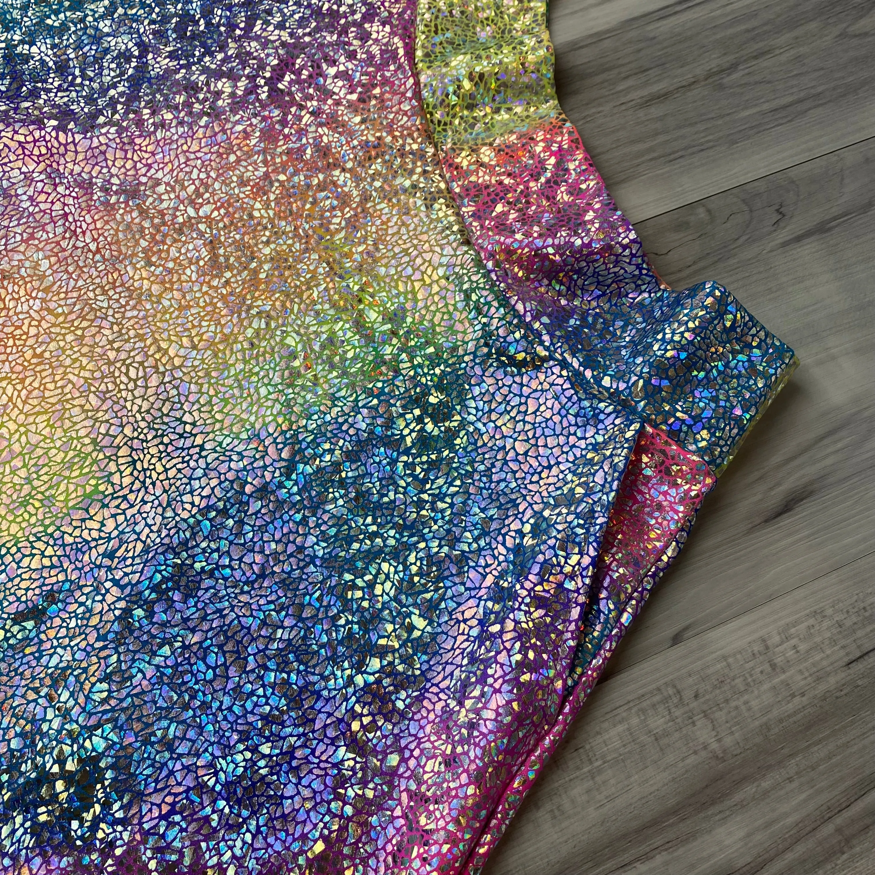 SALE - MEDIUM Rainbow Avatar A-line Skirt w/ Pockets