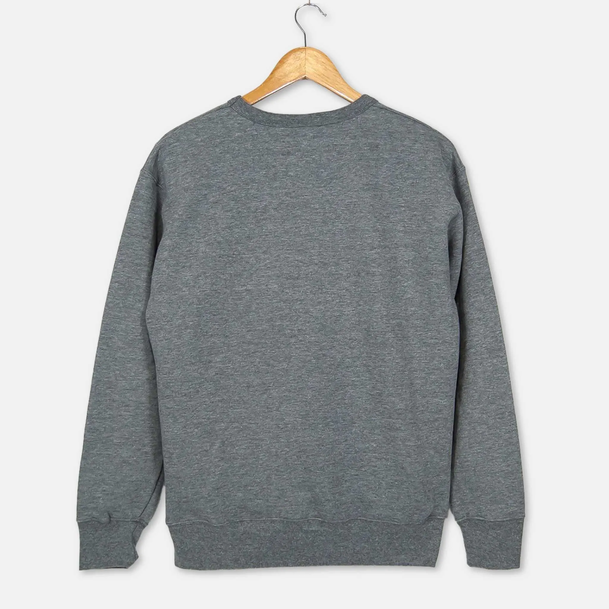 Serious Adult - Baker Boy Crewneck Sweatshirt - Grey