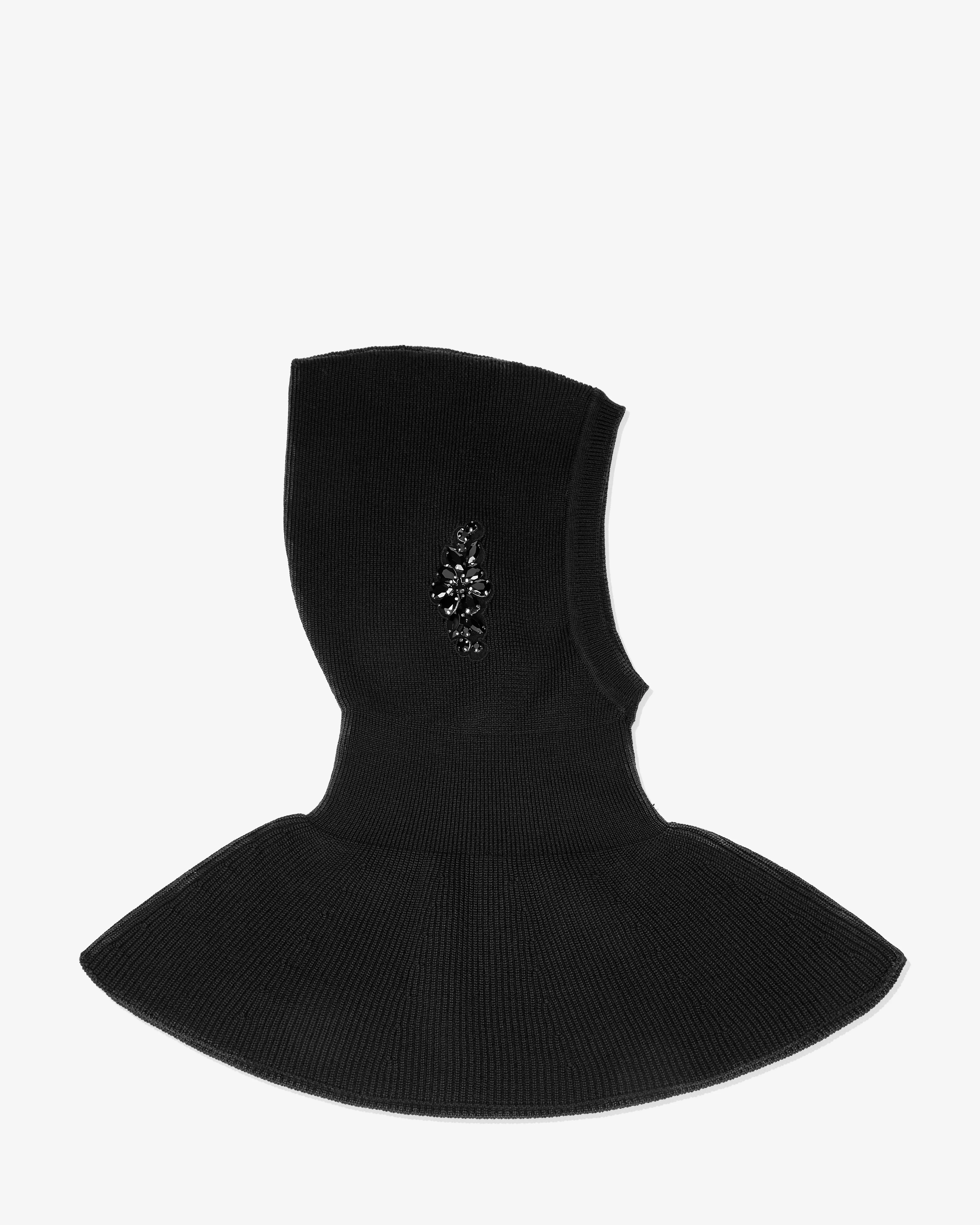 Simone Rocha - Men's Embellished Pointed Balaclava - (Black)