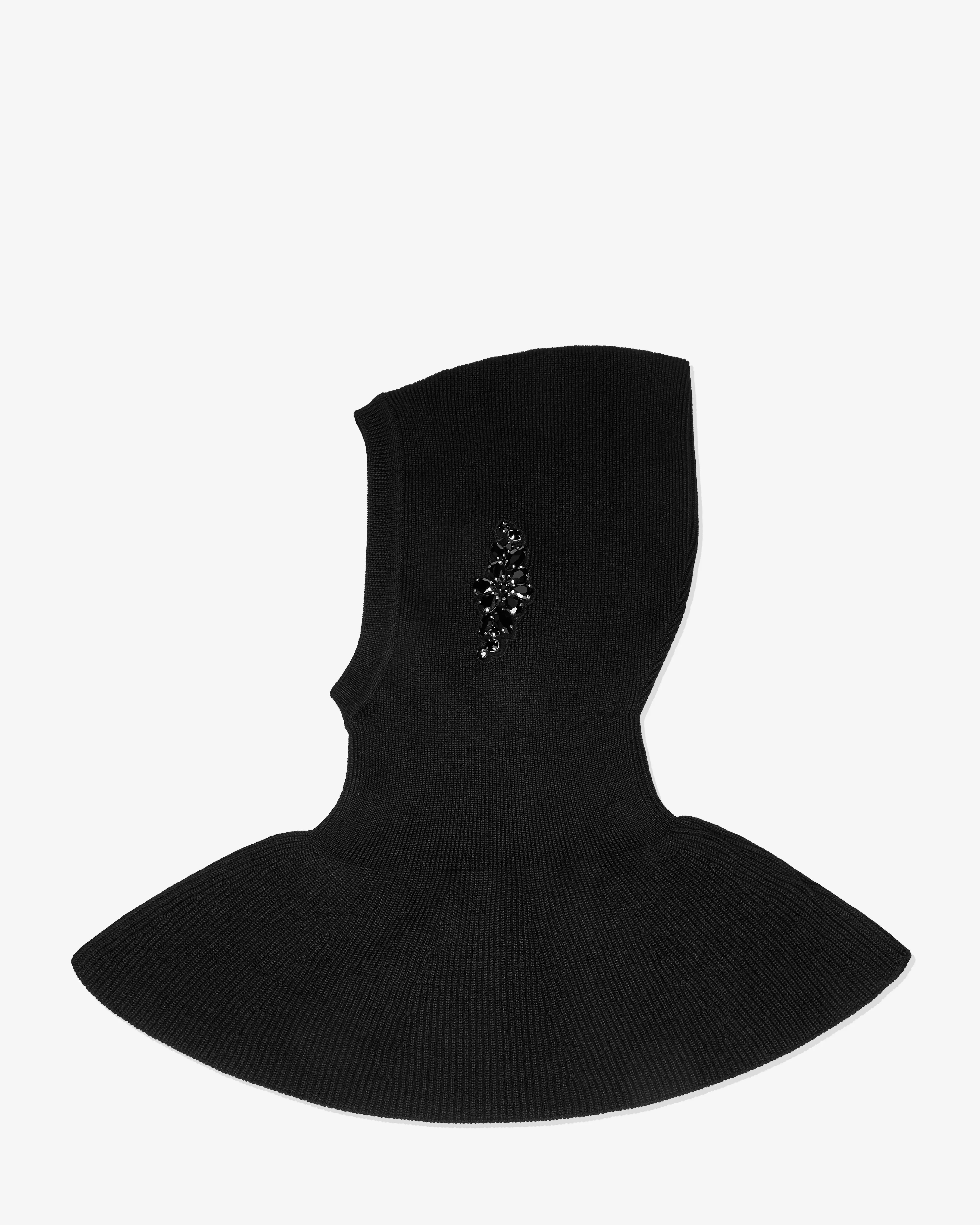 Simone Rocha - Men's Embellished Pointed Balaclava - (Black)