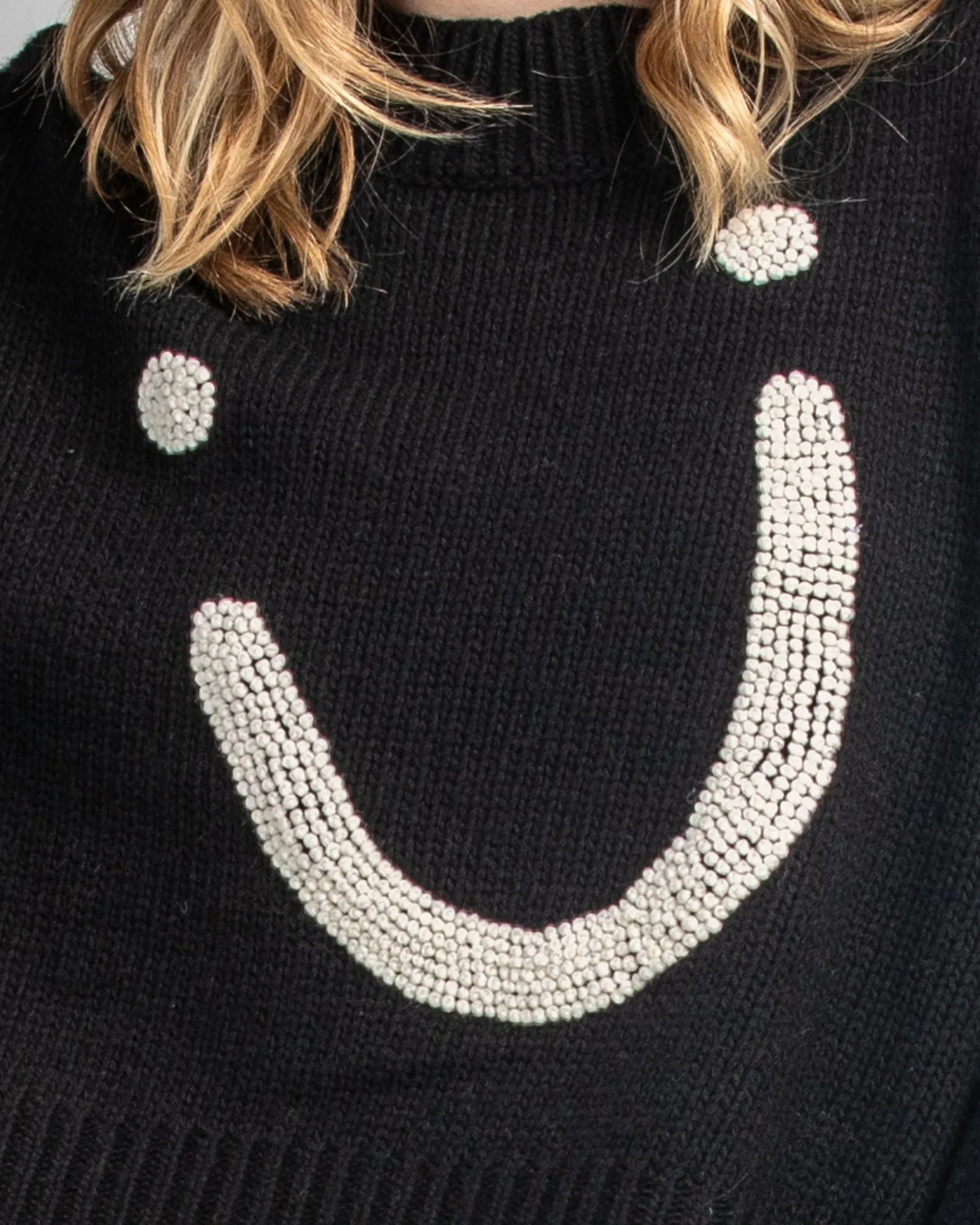 Smile Jumper - Black & White