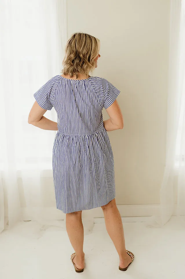 Stripe Babydoll Dress