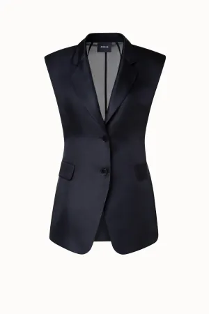 Tailored Sheer Silk Gilet