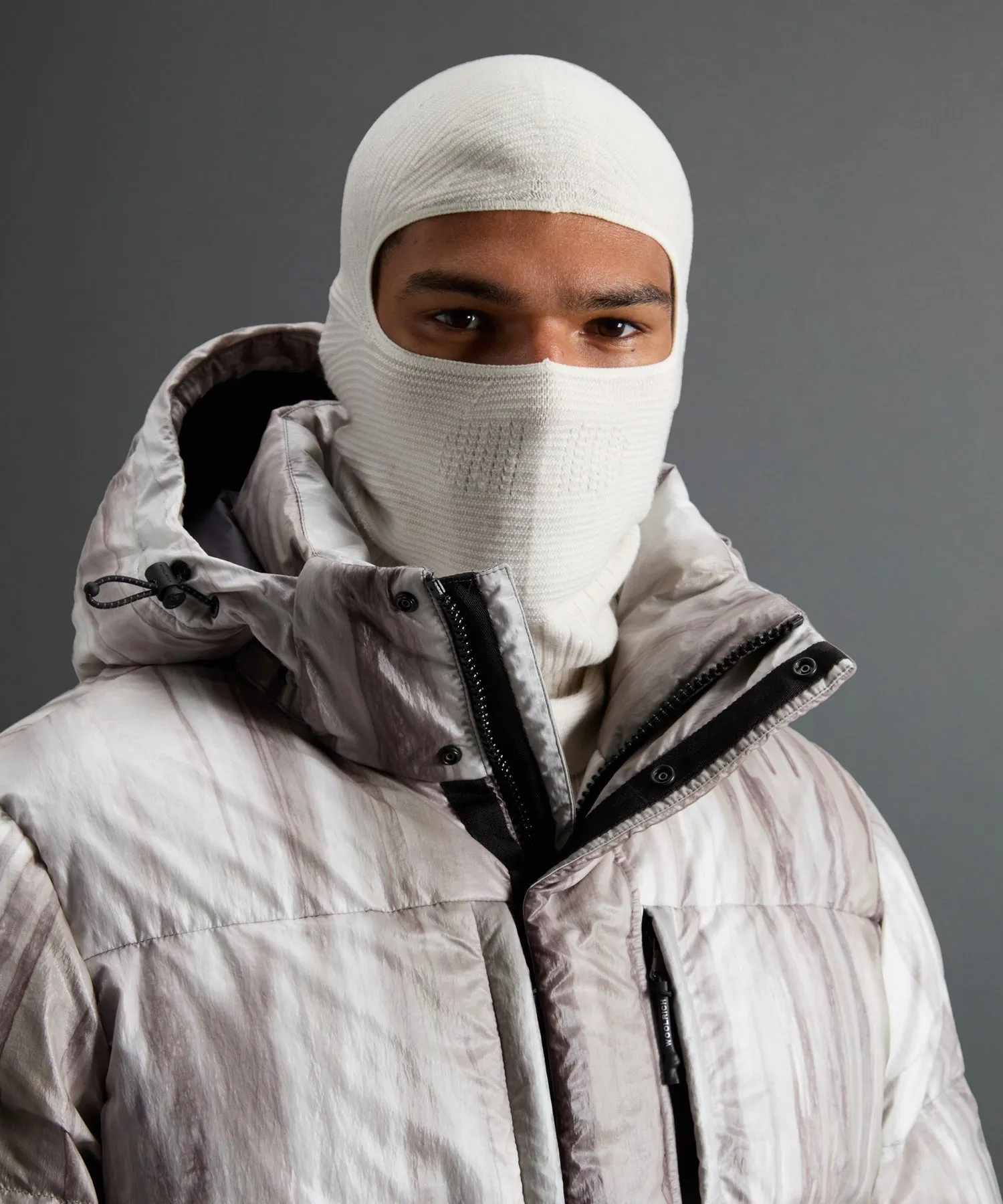 Todd Snyder X Woolrich Balaclava in Cream