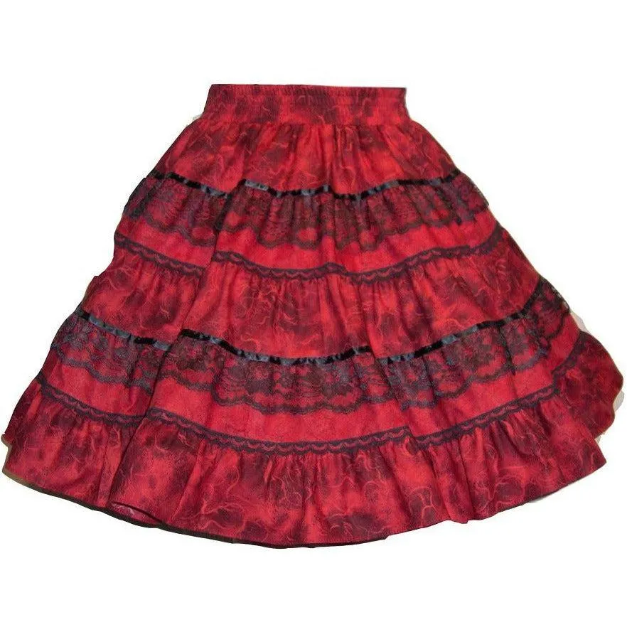 Tone on Tone Square Dance Skirt