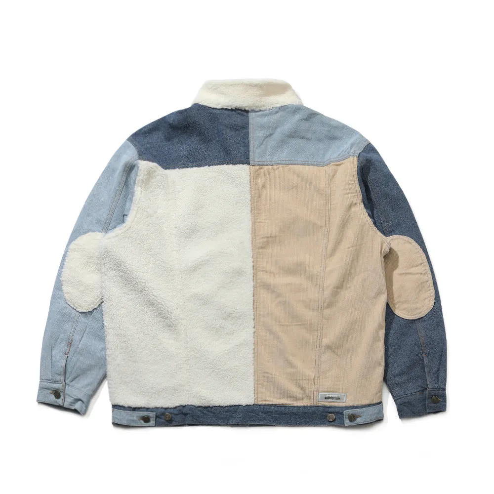 UBL WASHING OVER DENIM TRUCKER JACKET MIX