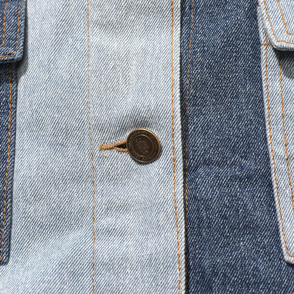 UBL WASHING OVER DENIM TRUCKER JACKET MIX