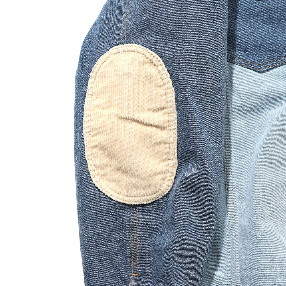 UBL WASHING OVER DENIM TRUCKER JACKET MIX