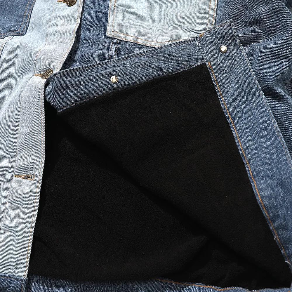 UBL WASHING OVER DENIM TRUCKER JACKET MIX