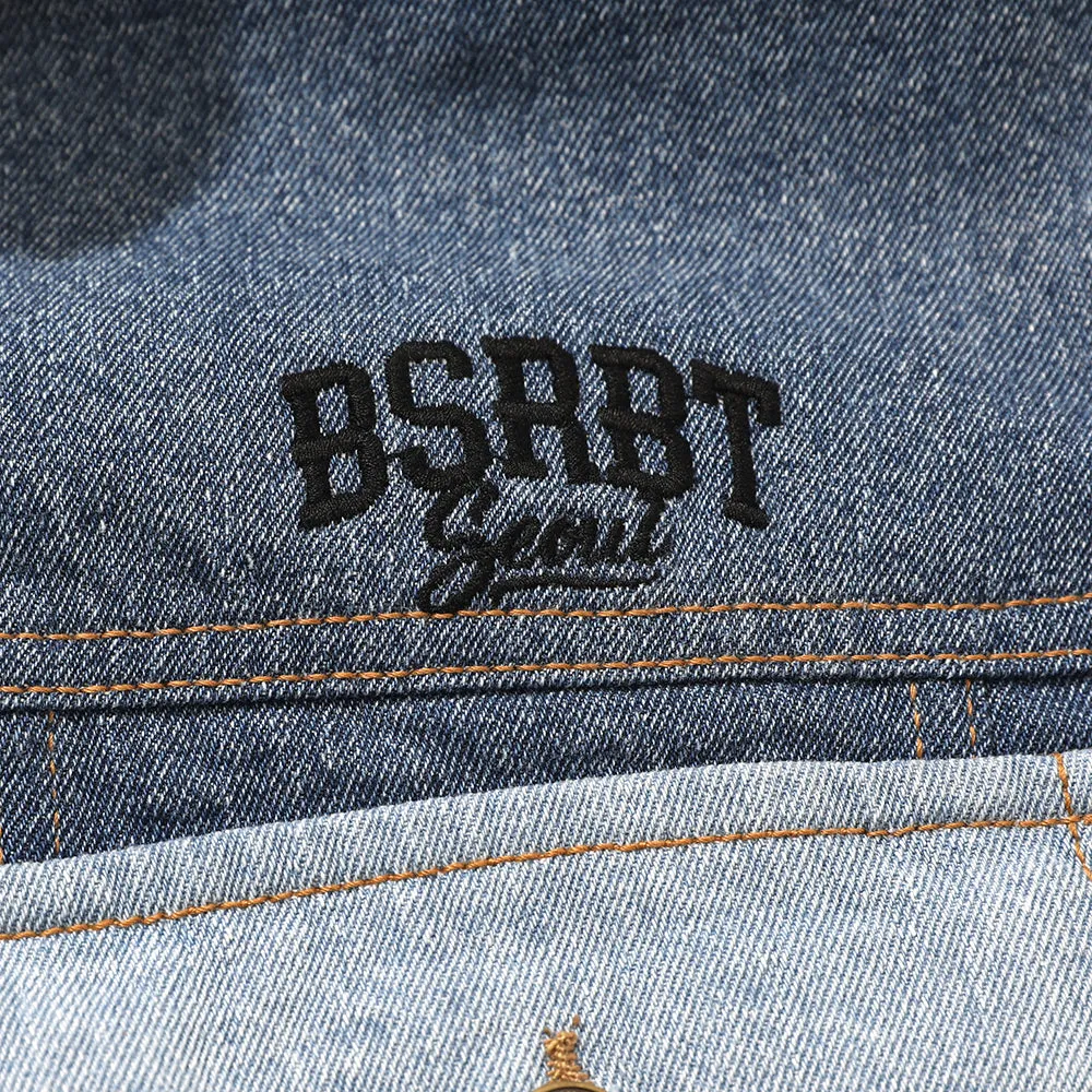 UBL WASHING OVER DENIM TRUCKER JACKET MIX