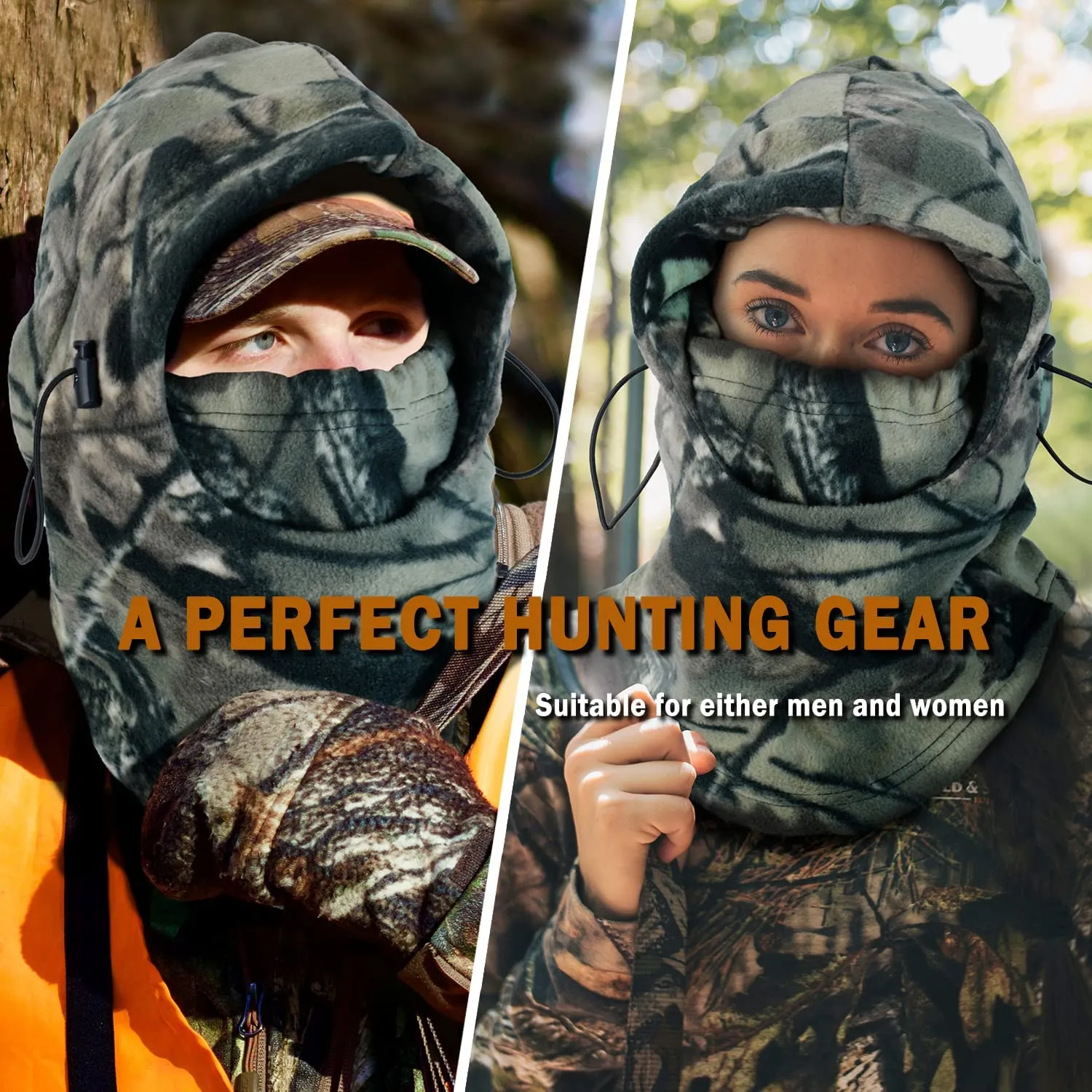 Your Choice Camo Balaclava Ski Face Mask | Camoflauge Neck Warmer