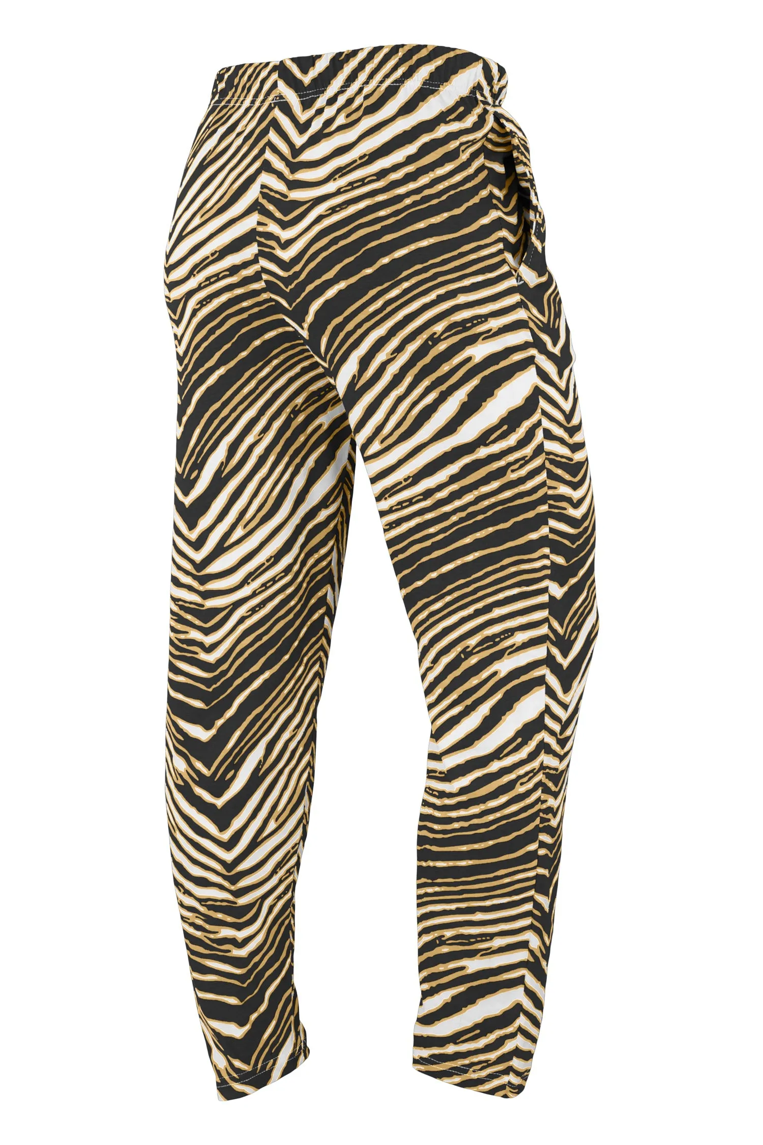 Zubaz NFL Adult Unisex Z88 Zebra Pants, New Orleans Saints For Men and Women